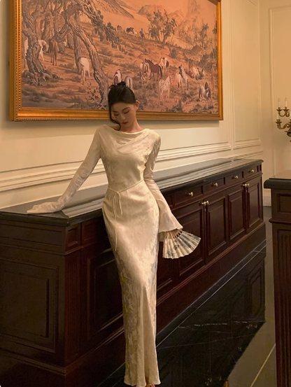 Sexy Sheath Long Sleeves Autumn 21st Birthday Dress Party Gown Birthday Outfits Birthday Dress Ideas For Women DP1901