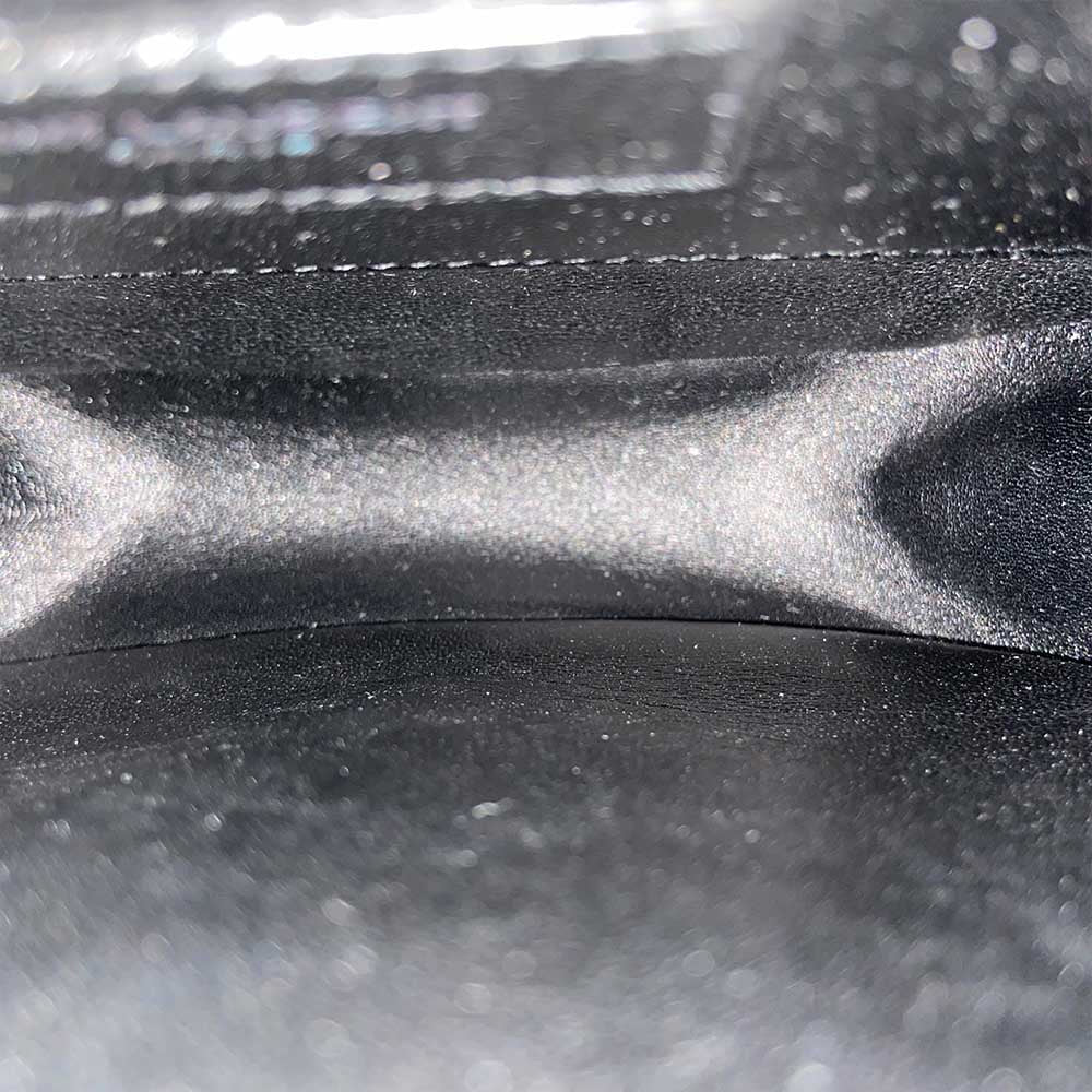 Saint Laurent Demie Lune Minaudiere Lizard Embossed