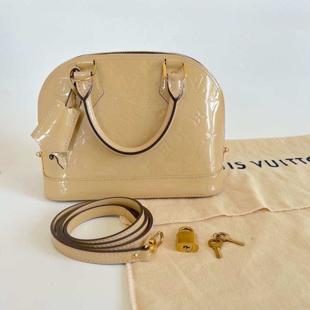 Louis Vuitton vernis monogram alma bb