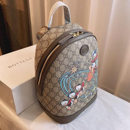Gucci x Disney Brown Donald Duck Small Backpack