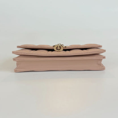 Dior Lady Dior top handle clutch bag