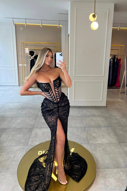 loveedsTM-Herringbone sexy tube top dress-vx