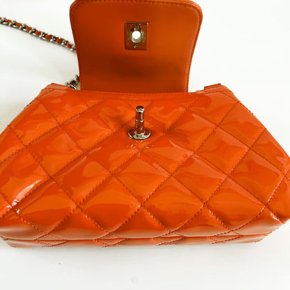 Chanel Coco Shine Accordion Flap quilted mini bag