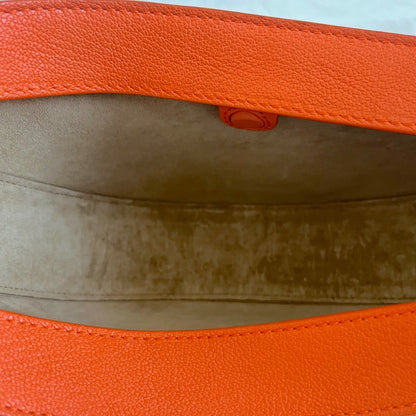 Loewe Luna small canvas-jacquard trimmed leather shoulder bag