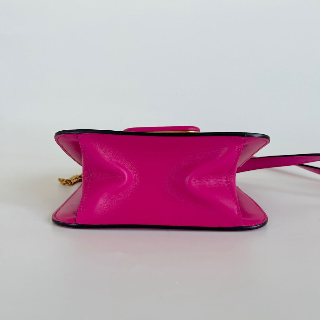 Valentino Fuchsia Small VSLING Cross Body Bag