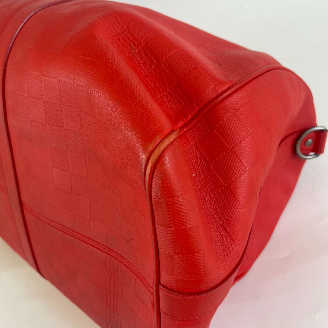Louis Vuitton Damier Infini Keepall Bandouliere 45 Boston Bag