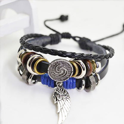 Maple Leaf Feather Personality Simple Bracelet