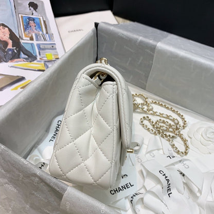 CHANEL 23C White Mini