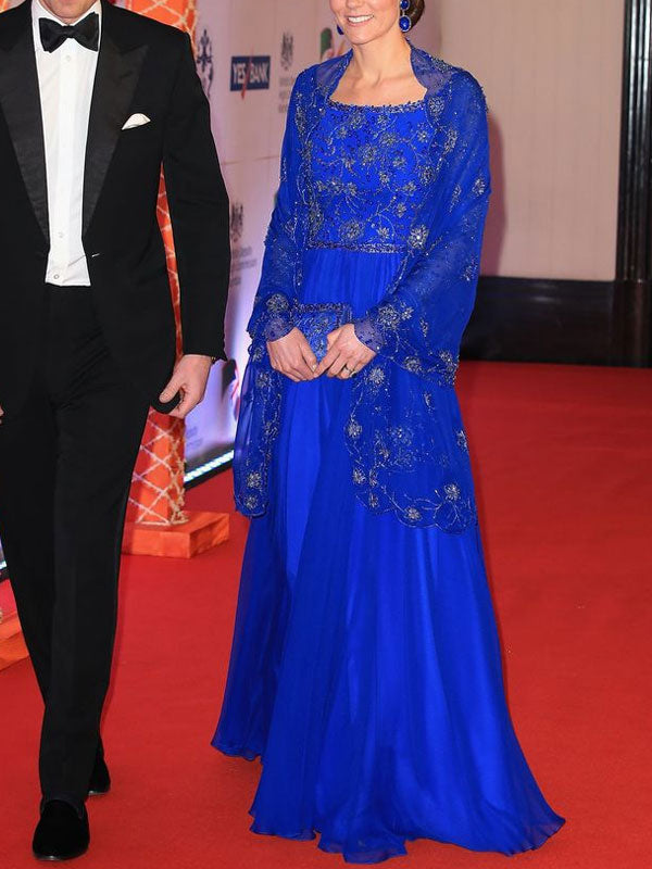 Sequined Shawl Elegant Temperament Ladies Dress