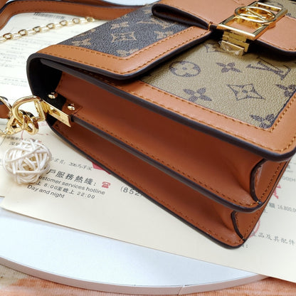 LOUIS VUITTON Dauphine MM Monogram Reverse Other Monogram Canva