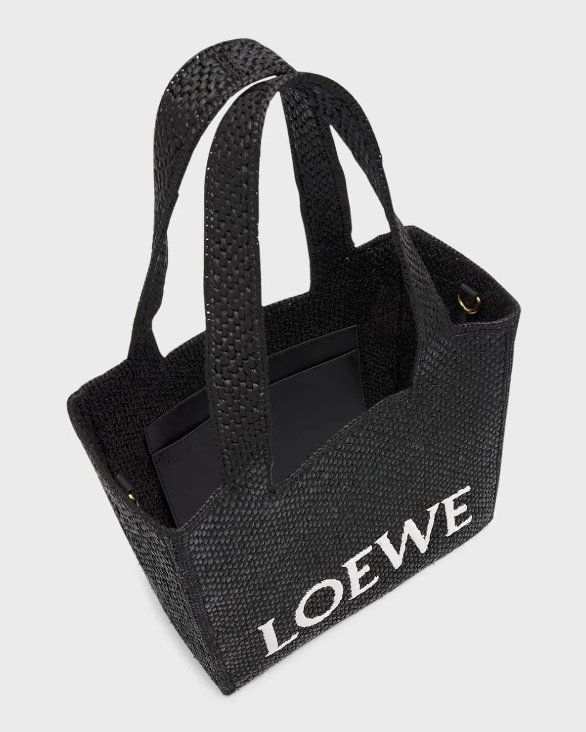 SAINT LAURENT Hobo YSL Shoulder Bag in Raffia