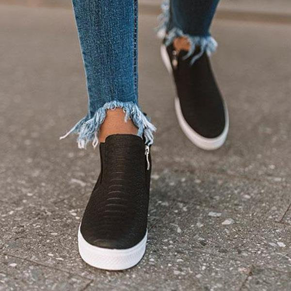 Wedge sneakers
