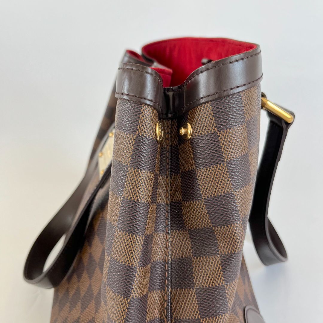 Louis Vuitton Damier Ebene Canvas and Leather Hampstead PM Bag