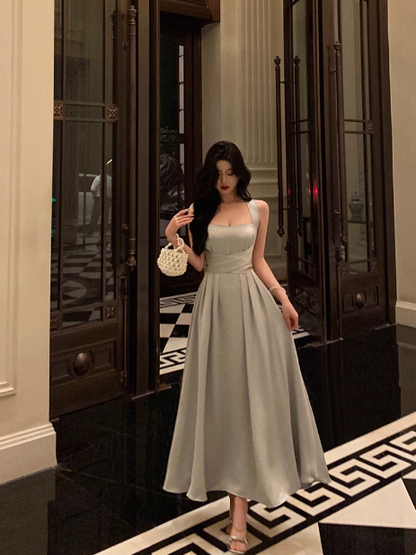 Pretty A Line Straps Satin 18th Birthday Dress Party Outfits Birthday Outfits For Womens DP0170