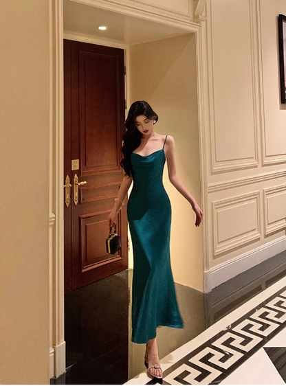 Sexy Mermaid Spaghetti Straps 21st Birthday Dress Holiday Party Birthday Outfits For Women DP0175