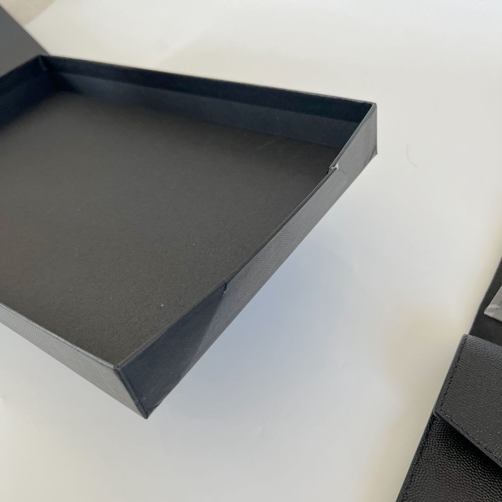 Saint Laurent Uptown Pouch in Grain De Poudre Embossed Leather