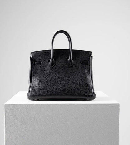 Hermès 25 Birkin Black Togo Leather with Rose Gold Hardware