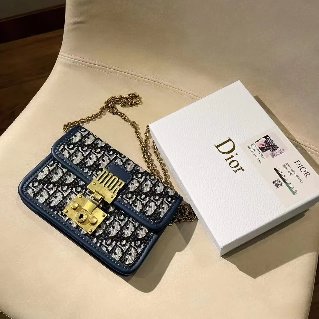 Dr addict chain embroidered presbyopia bag