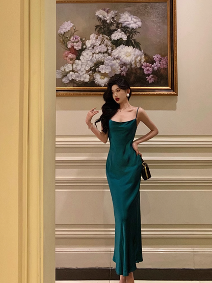 Sexy Mermaid Spaghetti Straps 21st Birthday Dress Holiday Party Birthday Outfits For Women DP0175