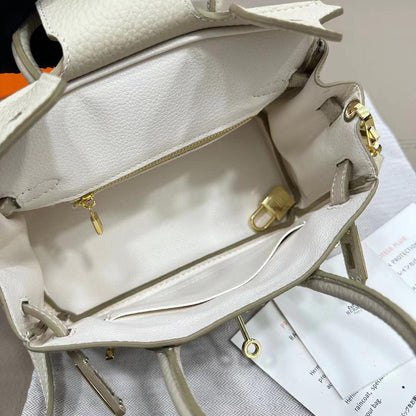 H BIRKIN 25 TOGO WHITE GOLD HARDWARE