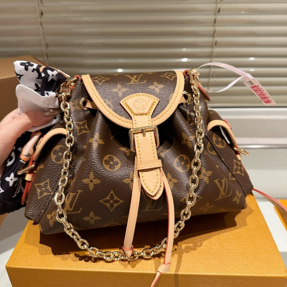 LV ODYSSEY BAG MONOGRAM BROWN 27CM M25085