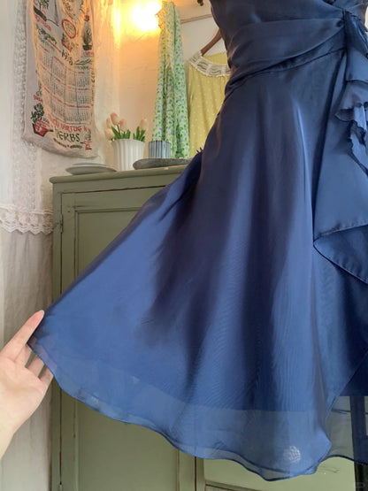 Blue Sparkly Sweet Elegant Short Chiffon Tulle Homecoming Dresses Evening Dresses Birthday Party Dresses Prom Dresses Prom Dresses gh3921