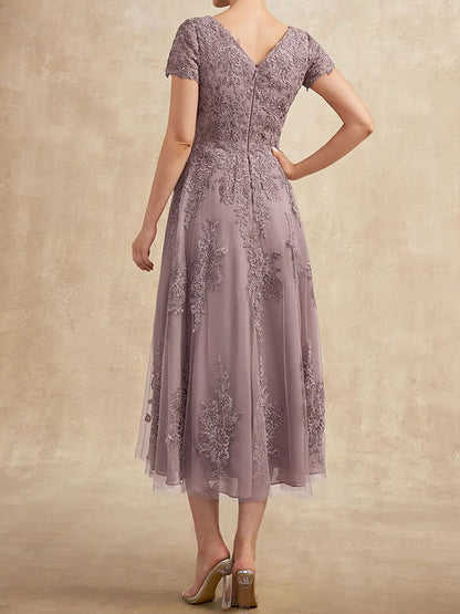Elegant Lace Hollow Out Temperament Women's Dress