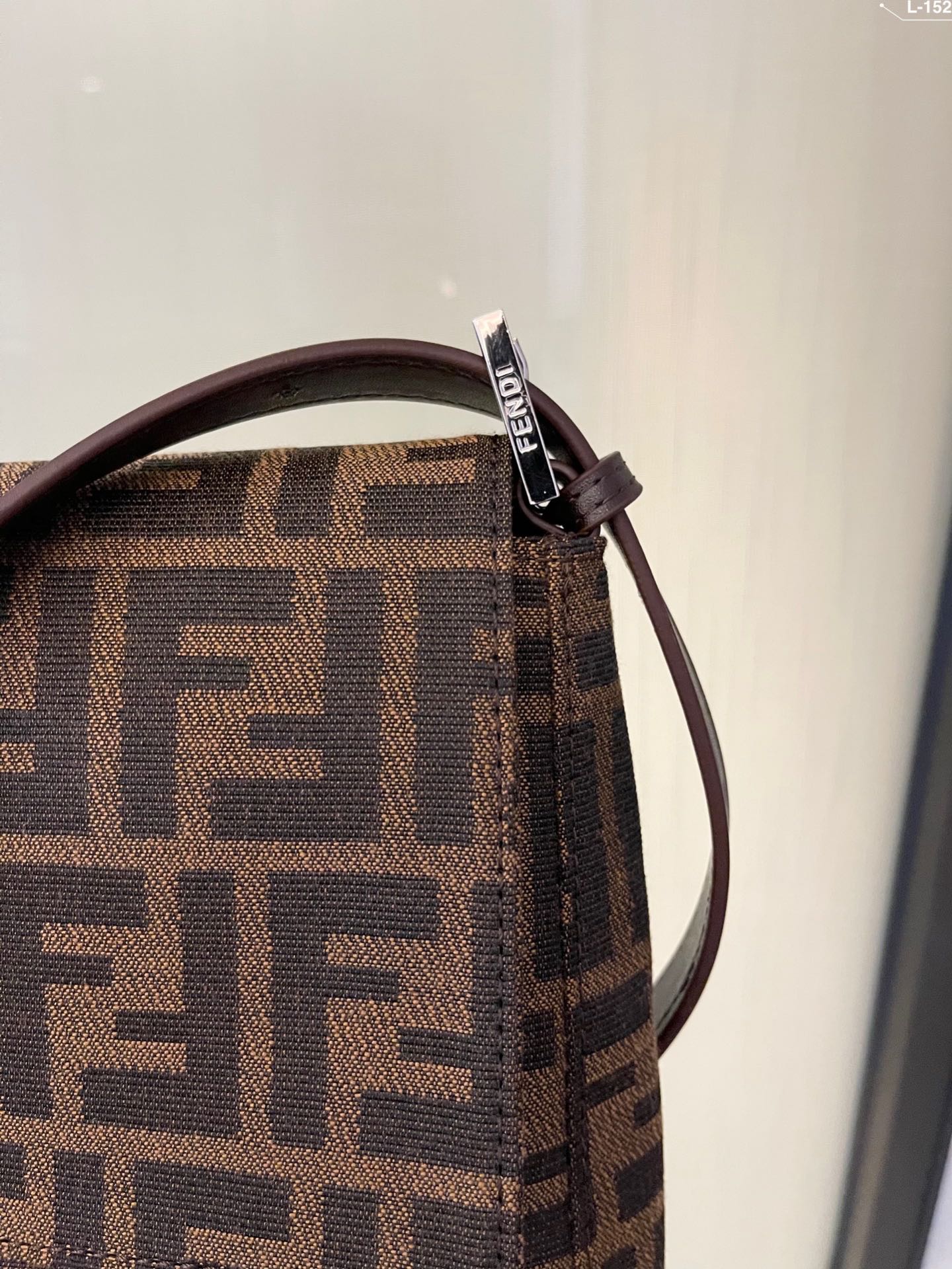 Fendi Vintage FF Zucca Brown