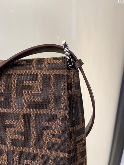 Fendi Vintage FF Zucca Brown