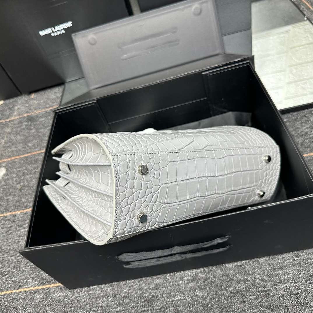 Saint Laurent GREY ‘Sac De Jour Nano’ shoulder bag