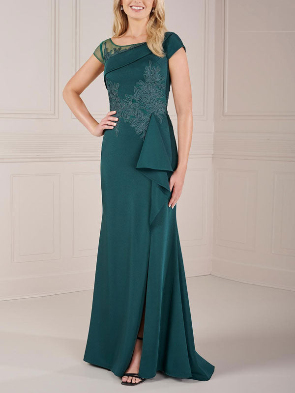 Elegant Mesh Stitching Ladies Dress