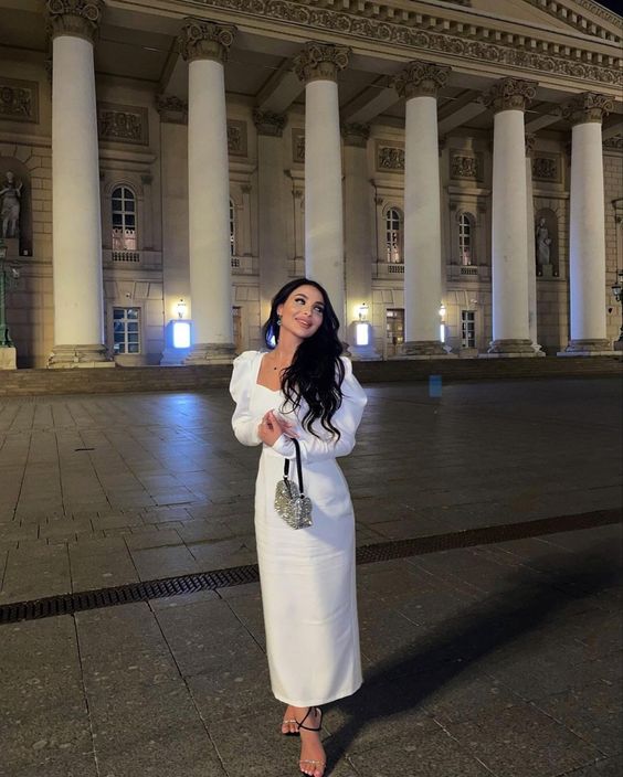 White Evening Dresses Prom Gown Party Gowns      fg3903