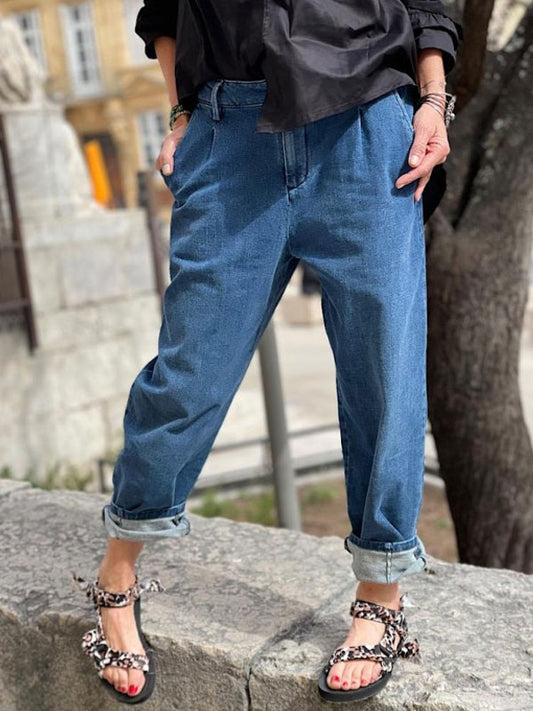 Daily Comfortable Loose Ladies Jeans