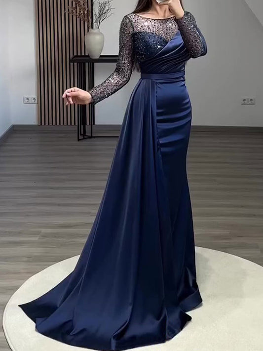 Mermaid Sequin Elegant Gown