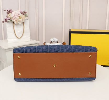 Fendi Peekaboo X-TOTE Canvas Bag