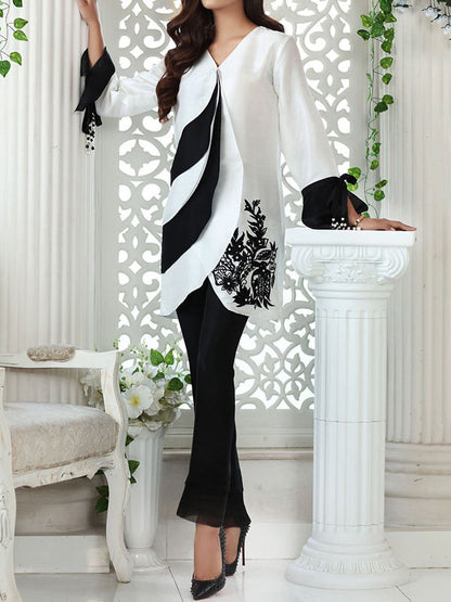 Elegant and comfortable chiffon wedding ladies suit