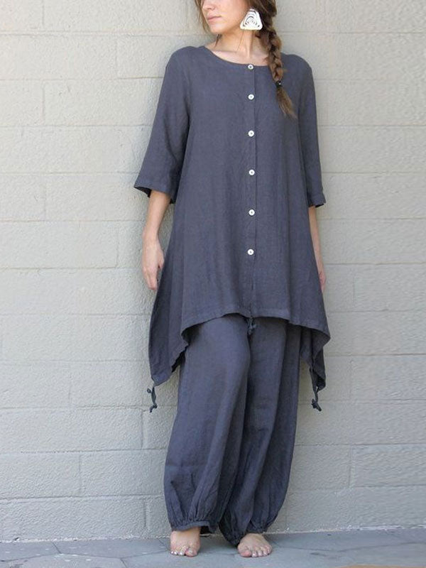 Long Shirt Simple Women's Suit