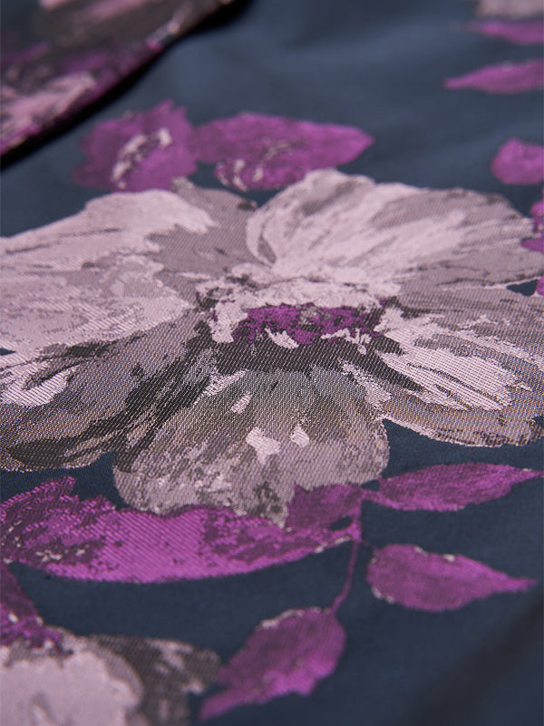 Crew Neck Sleeveless Printed Jumpsuit