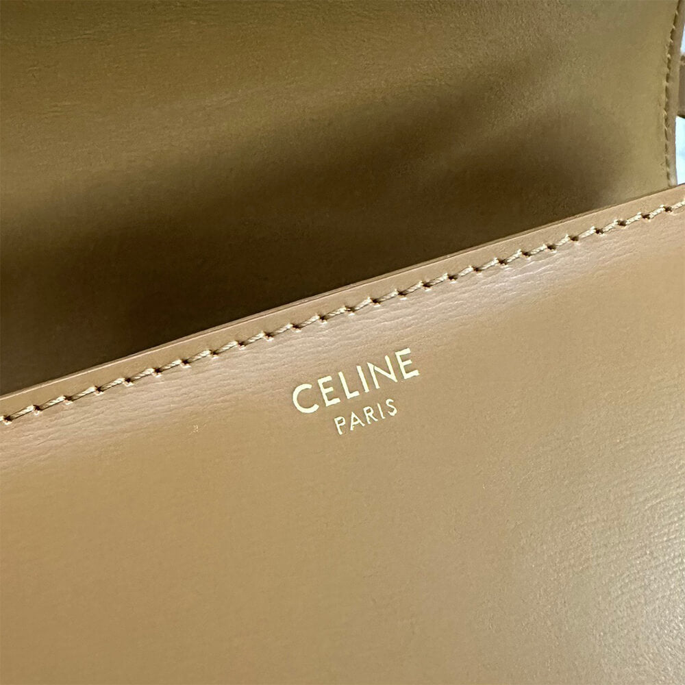 CELINE CLASSIQUE TRIOMPHE BAG in shiny calfskin