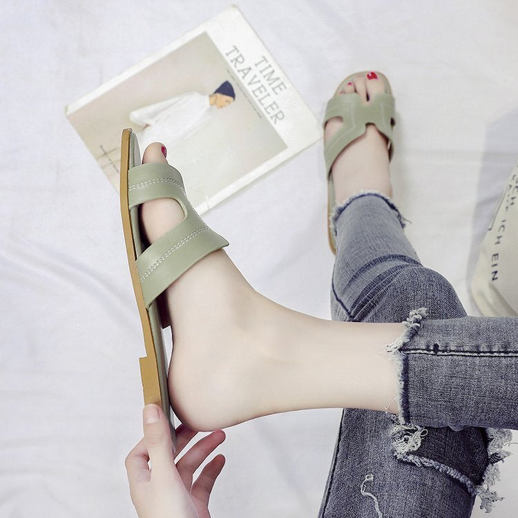 Women's casual flat slippers