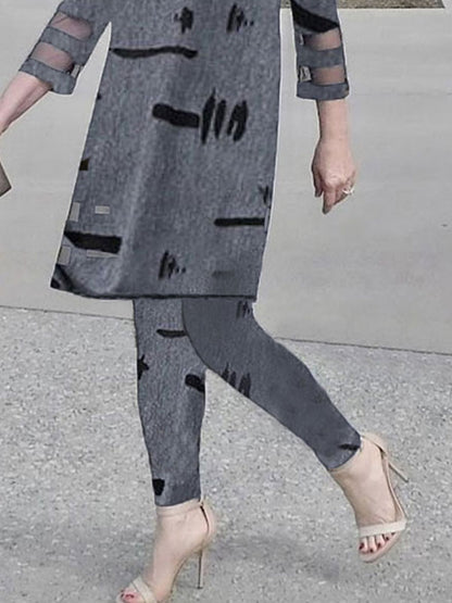 Daily simple casual lady suit