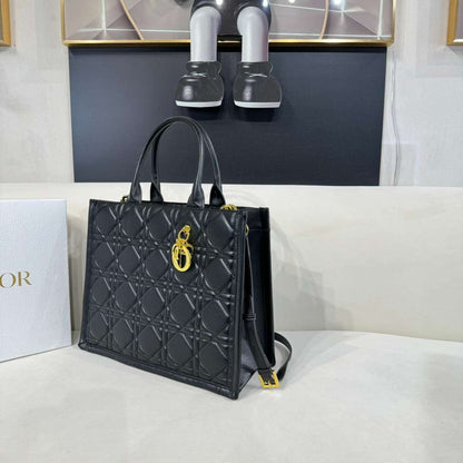 THE DIOR BOOK TOTE IN MACROCANNAGE