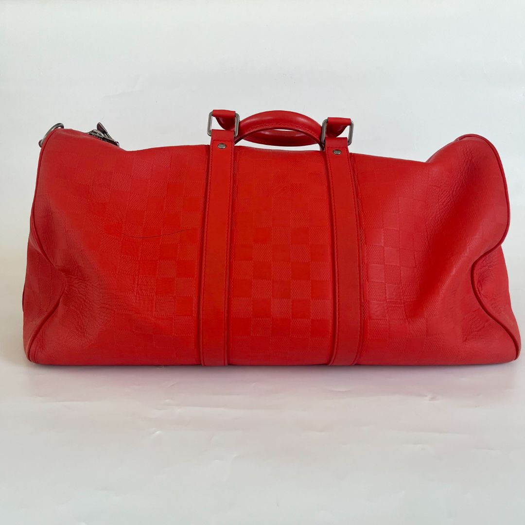Louis Vuitton Damier Infini Keepall Bandouliere 45 Boston Bag