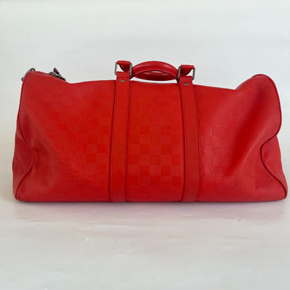 Louis Vuitton Damier Infini Keepall Bandouliere 45 Boston Bag