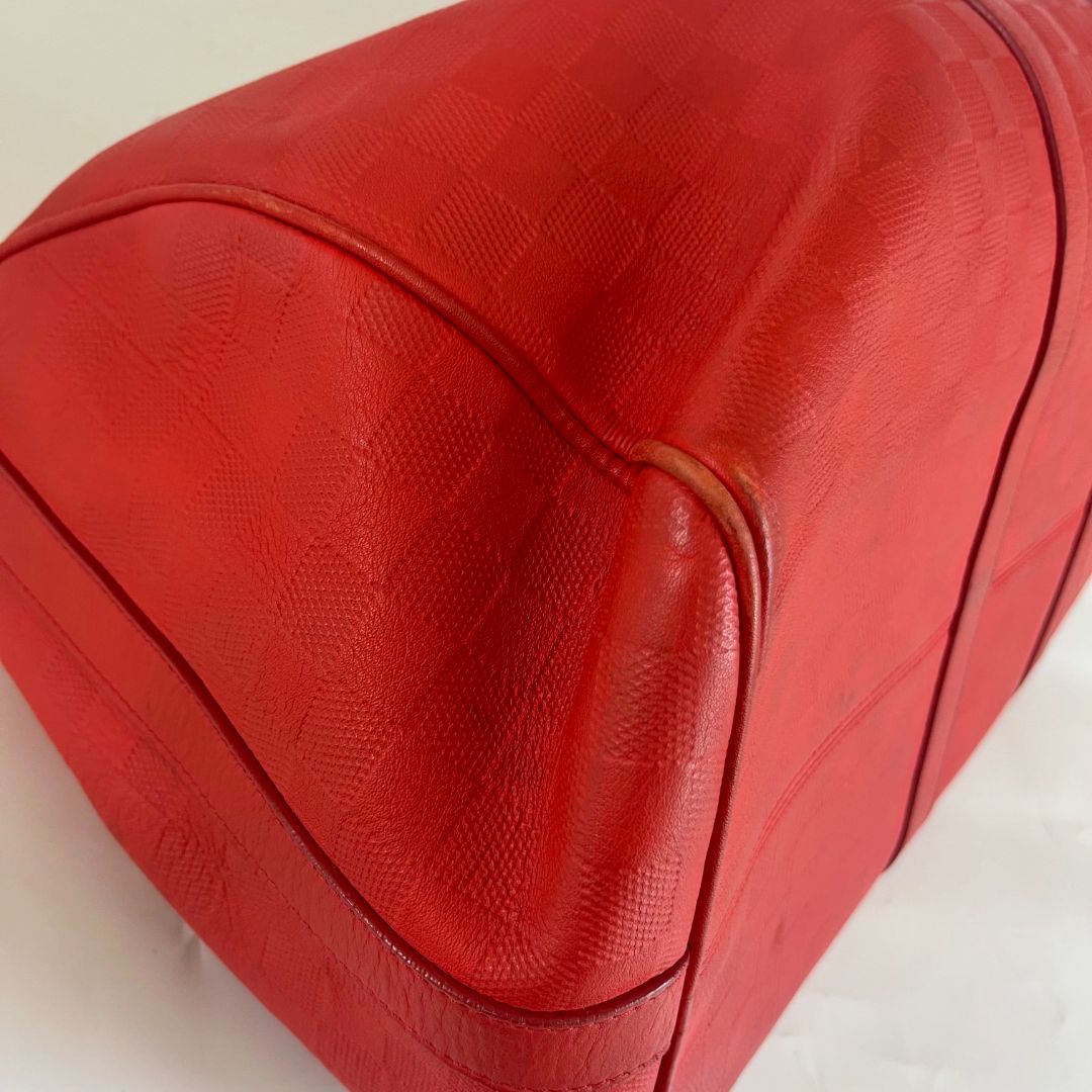 Louis Vuitton Damier Infini Keepall Bandouliere 45 Boston Bag