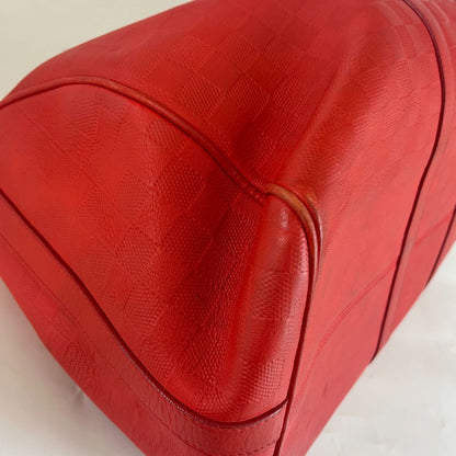Louis Vuitton Damier Infini Keepall Bandouliere 45 Boston Bag