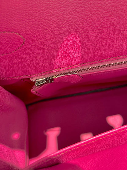 Hermès Very Rare Birkin HSS Special Order 35 cm Shiny Black Crocodile Birkin Bag