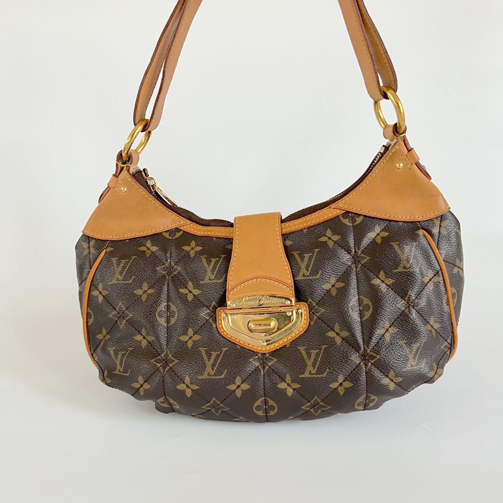 Louis Vuitton brown monogram quilted shoulder bag