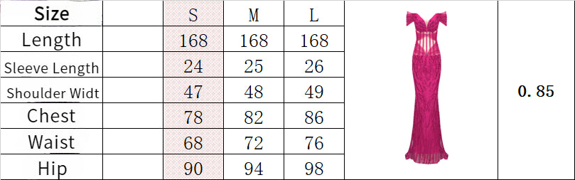 loveedsTM-Red mesh sequined super heavy dress-vx