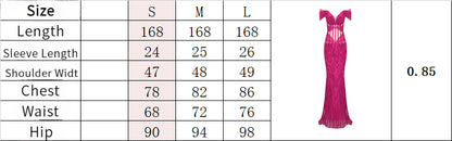 loveedsTM-Red mesh sequined super heavy dress-vx